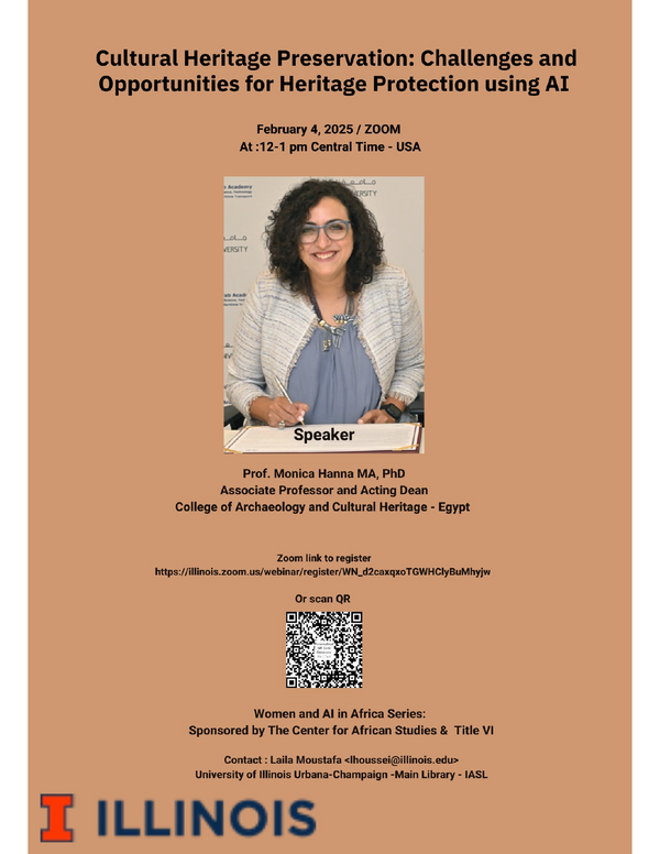 Cultural Heritage Preservation flyer