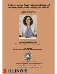 Cultural Heritage Preservation flyer