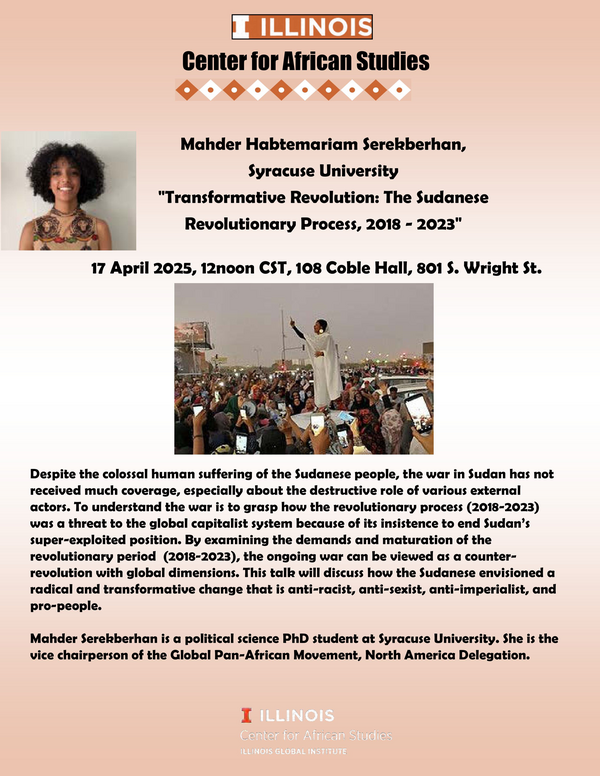 Transformative Sudanese flyer