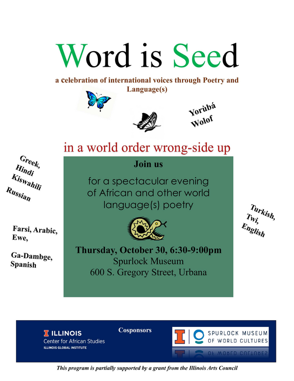 Poetry flyer