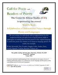 Poetry flyer