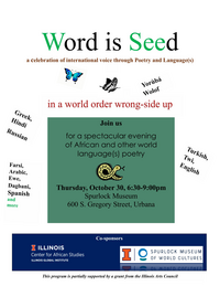 Poetry flyer