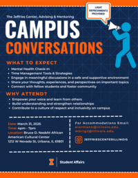 Campus Conversations March Info Flyer