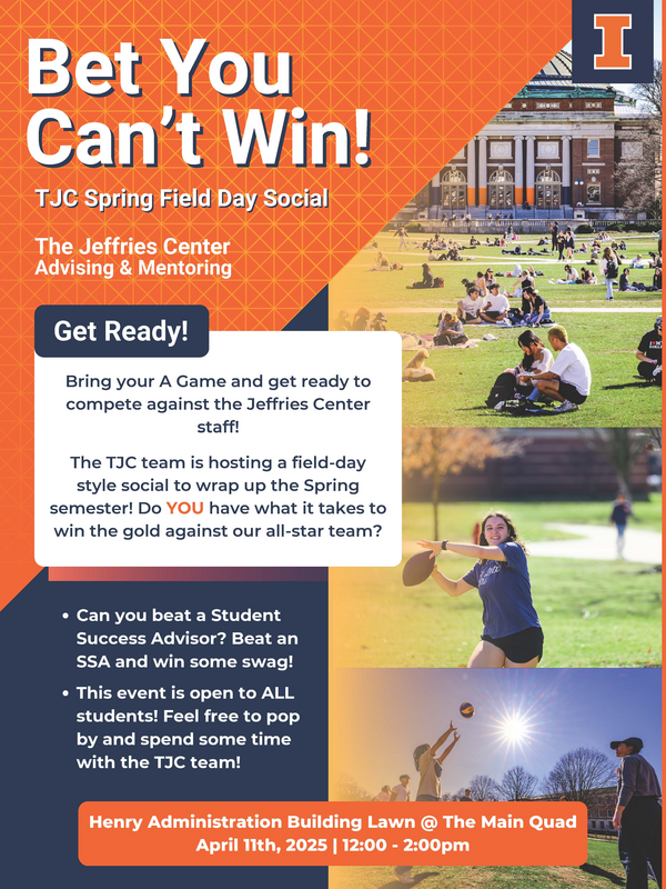 Bet you can't win TJC event flyer