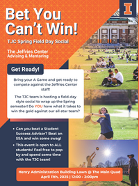 Bet you can't win TJC event flyer