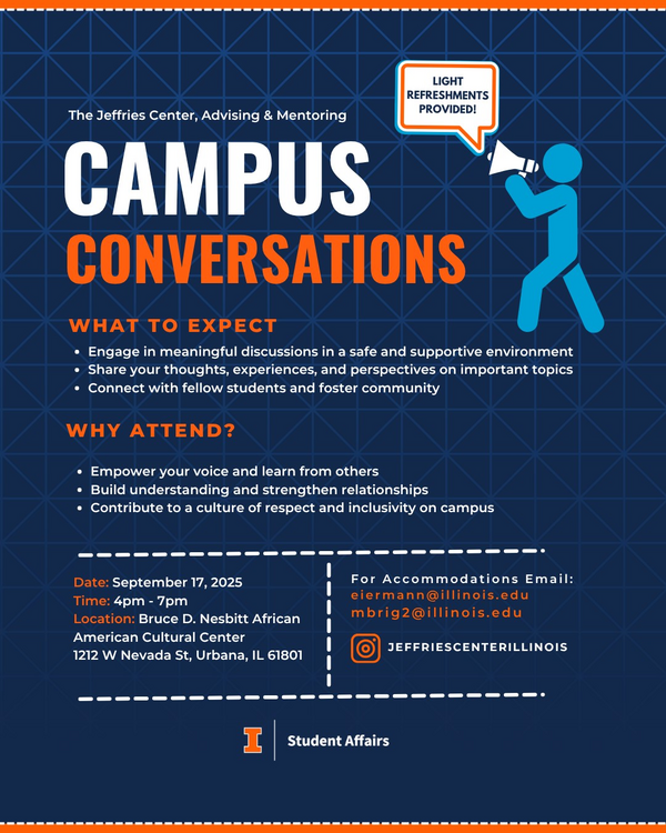 Campus Conversations Sept 2025 Info Flyer