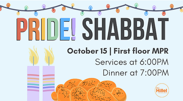 Pride Shabbat flyer