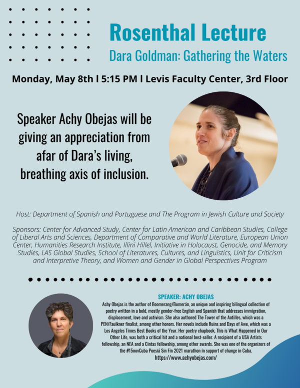 Poster containing details of the event which are found elsewhere on page