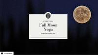 full moon yoga
