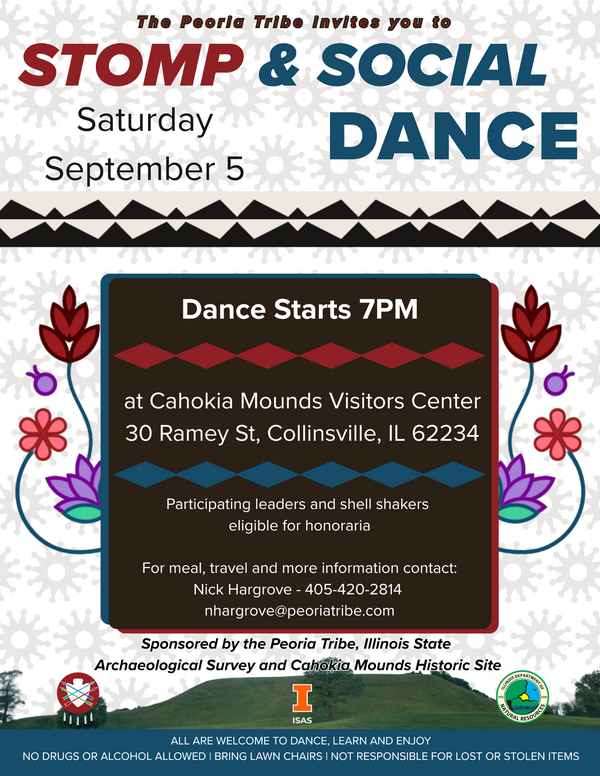 Information Flyer for the Stomp & Social Dance