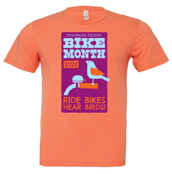 Bike Month 2022 t-shirt prototype
