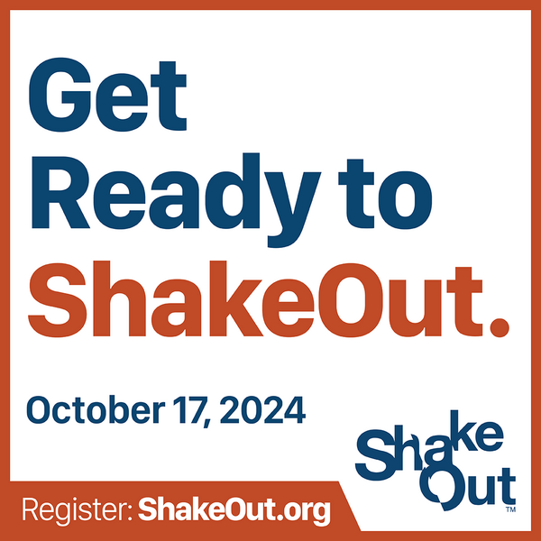 Great ShakeOut 10/17.