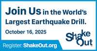 Join the world's largest earthquake drill on Oct. 16 at 10:16 a.m.