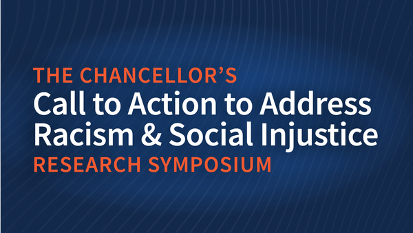 Call to Action to Address Racism & Social Injustice Research Symposium Wordmark
