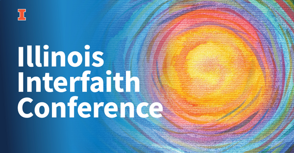 Multicolor Watercolor Sunrise. Illinois Interfaith Conference.