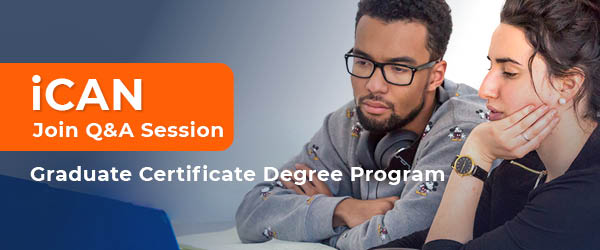 A person talks to someone while sitting at a laptop.