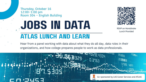 ATLAS Lunch and Learn: Jobs in Data