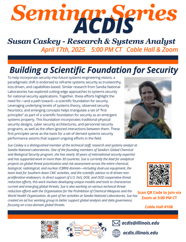 Flyer for Susan Caskey