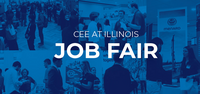 Students at CEE Illinois Job Fair