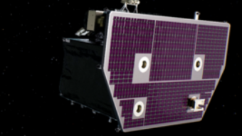 Picture of the Carruthers Geocorona Observatory in orbit