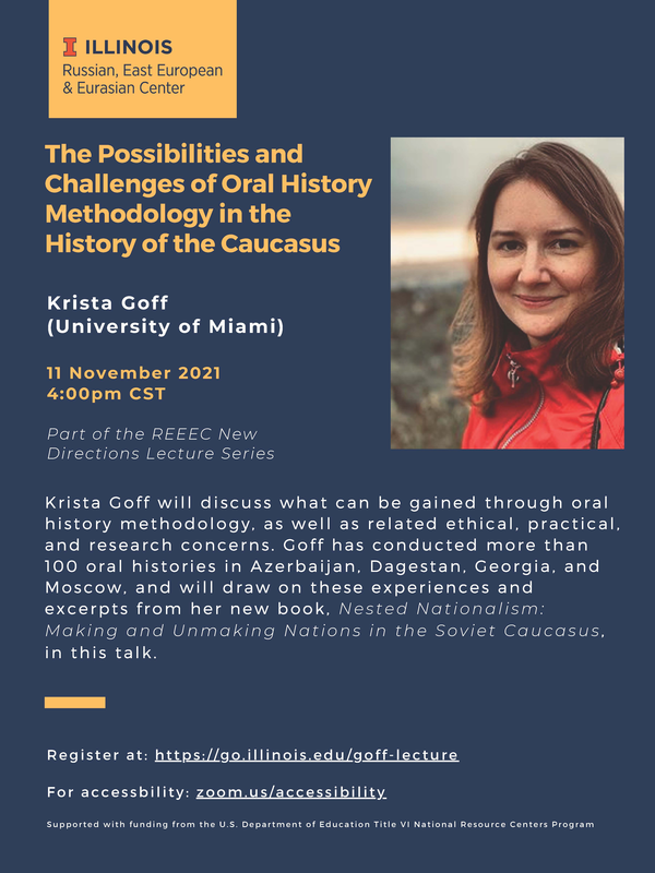 Krista Goff REEEC New Directions Lecture