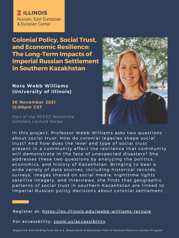 REEEC Noontime Scholars Lecture: Nora Webb Williams