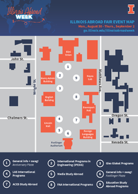 map of the main quad