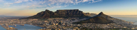 A panoramic view of Cape Town.