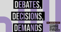 debates decisions demands
