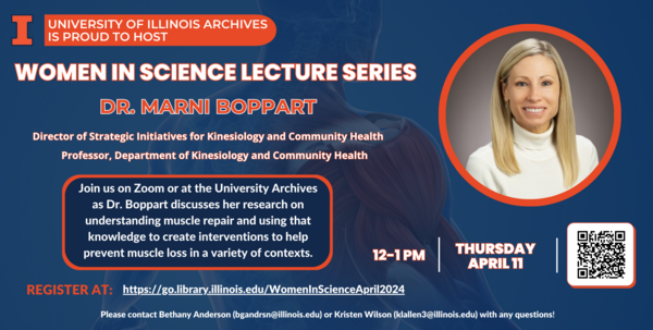 Flyer for Lecture, photo of Dr. Boppart, all other info in text below
