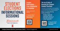 Student Elections informational sessions graphic