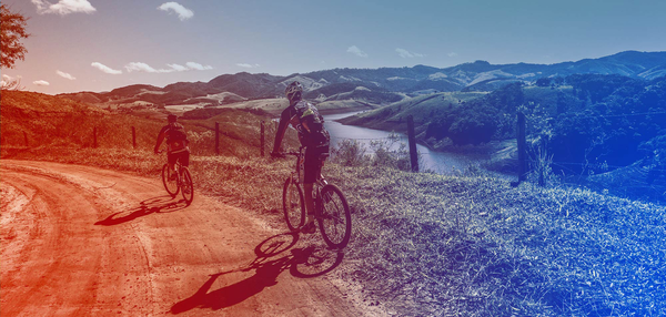 2 bicyclists