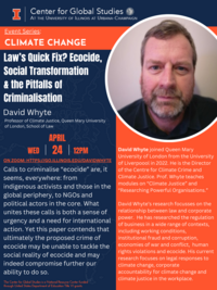 Flyer for David Whyte's webinar talk