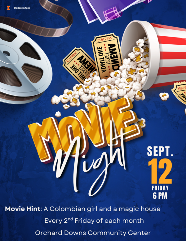 popcorn, movie tickets, film canister