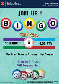 bingo balls and sheets