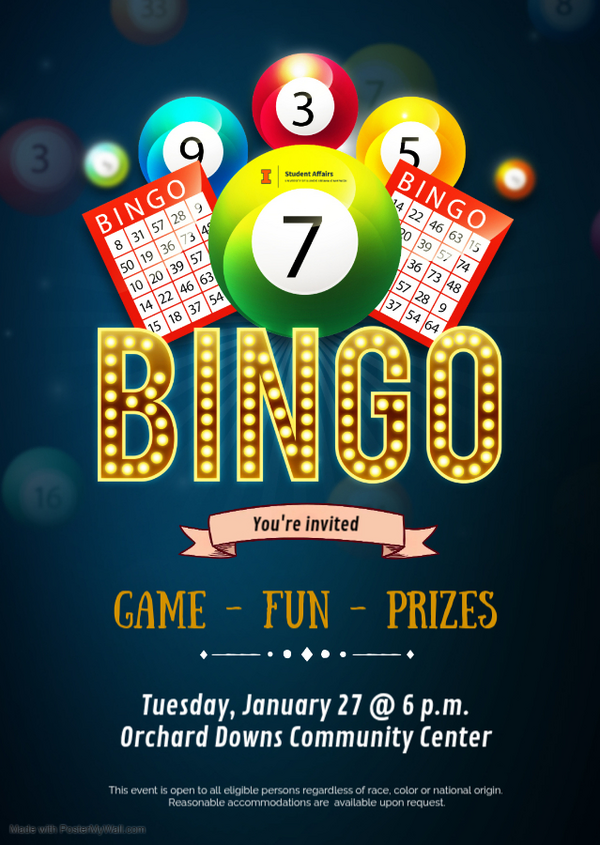 bingo balls and sheets