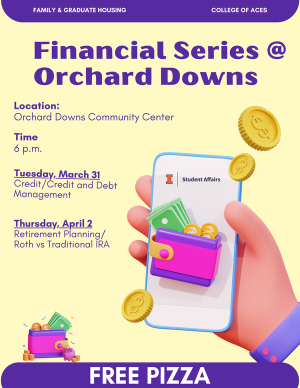 money bag, calculator and graph with arrow going up