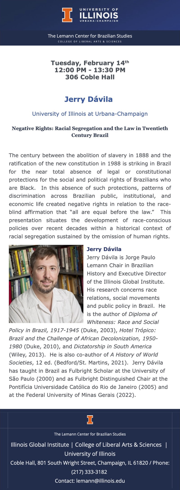 Lemann Lecture Series