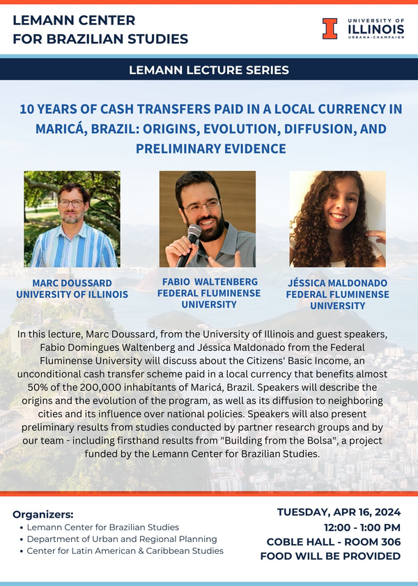 Marc Doussard, Fabio Waltenberg and Jessica Maldonado