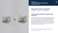 Poster for talk