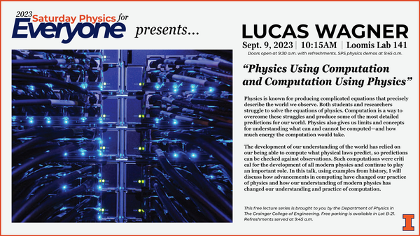 Poster for talk