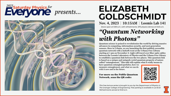 IQUIST Master Calendar: Saturday Physics for Everyone: Quantum Networking  with Photons