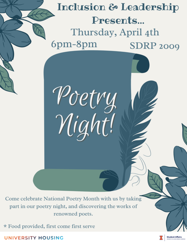 poetry night flyer