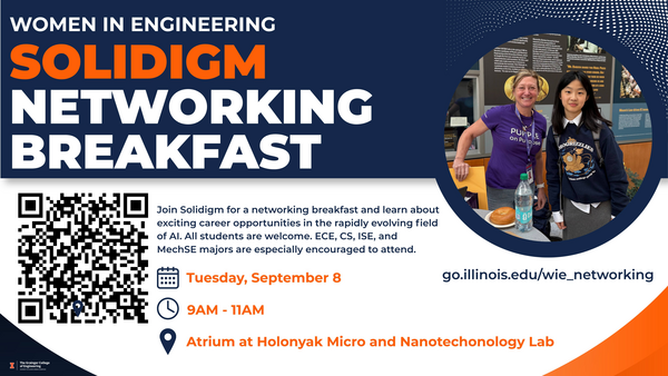 Solidigm Networking Breakfast from 9am to 11am on September 8th at HMNTL Atrium