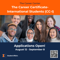 A photo of a group of diverse international students smiling.