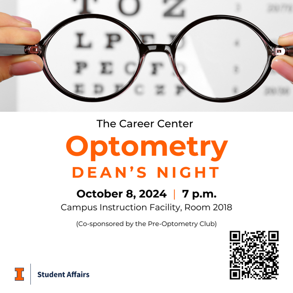 Optometry Dean's Night, October 8, 2024, 7 - 9p.m., Campus Instructional Facility, Room 2018
