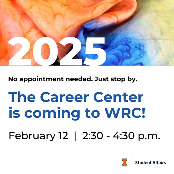 Embedded Career Coaching at WRC, February 12, 2025, 2:30 - 4:30 p.m., at the WRC
