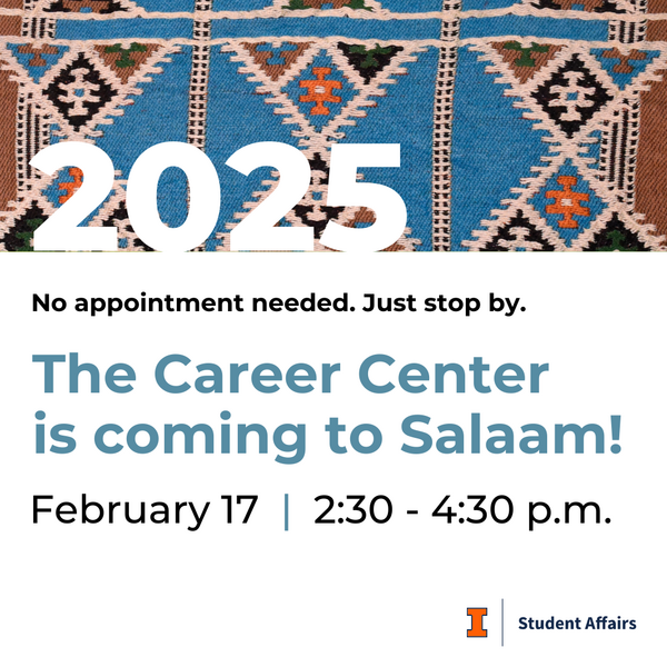 Embedded Career Coaching at Salaam, February 17, 2025, 2:30-4:30 p.m., at Salaam