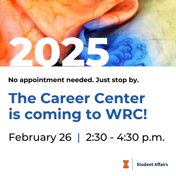 Embedded Career Coaching at WRC, February 26, 2025, 2:30-4:30 p.m., at WRC