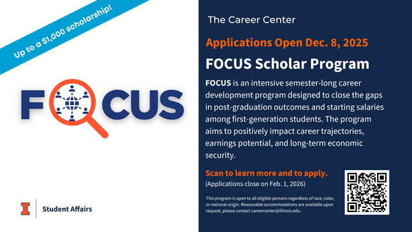 FOCUS, Spring 2026—Information Session 1/2, January 27, 2026, 4 -5 p.m., virtual